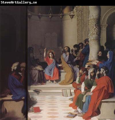 Jean Auguste Dominique Ingres Jesus among the Scribes (mk04)